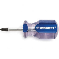 Crescent - Phillips Screwdrivers Tool Type: Stubby Phillips Handle Style/Material: Acetate - Makers Industrial Supply