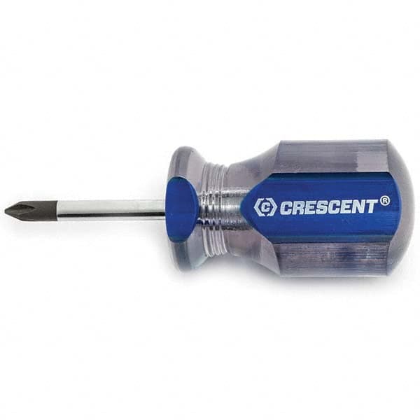 Crescent - Phillips Screwdrivers Tool Type: Stubby Phillips Handle Style/Material: Acetate - Makers Industrial Supply