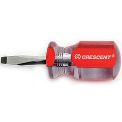 Crescent - Slotted Screwdrivers Tool Type: Screwdriver Overall Length Range: 3" - 6.9" - Makers Industrial Supply