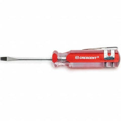 Crescent - Slotted Screwdrivers Tool Type: Screwdriver Overall Length Range: 3" - 6.9" - Makers Industrial Supply