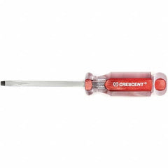 Crescent - Slotted Screwdrivers Tool Type: Screwdriver Overall Length Range: 7" - 9.9" - Makers Industrial Supply