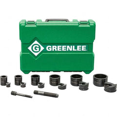 Greenlee - Punch & Driver Kits Tool Type: Knockout Set Punch Shape: Round - Makers Industrial Supply