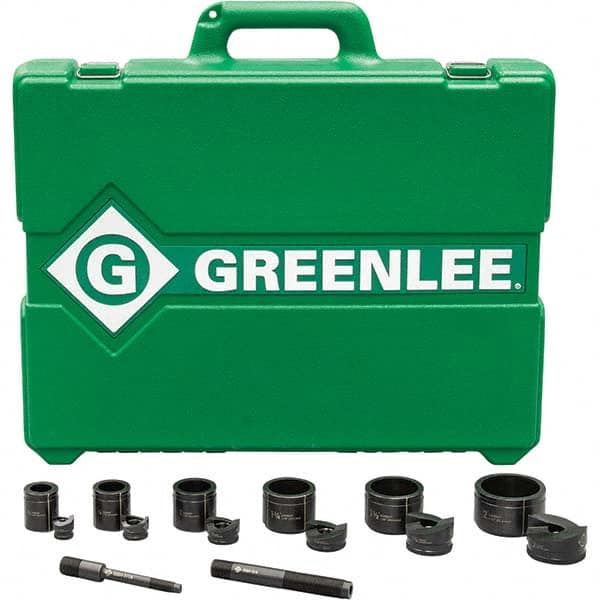 Greenlee - Punch & Driver Kits Tool Type: Knockout Set Punch Shape: Round - Makers Industrial Supply