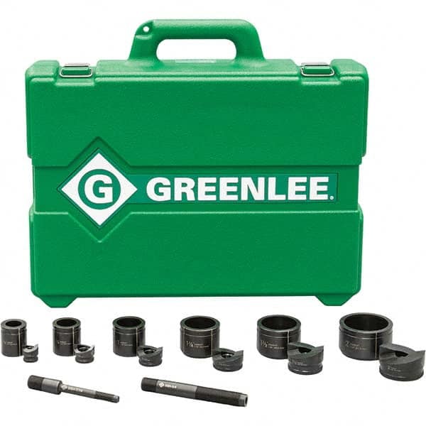 Greenlee - Punch & Driver Kits Tool Type: Knockout Set Punch Shape: Round - Makers Industrial Supply