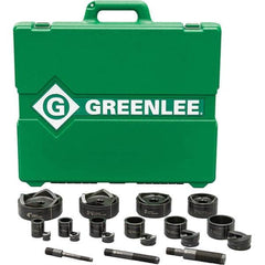 Greenlee - Punch & Driver Kits Tool Type: Knockout Set Punch Shape: Round - Makers Industrial Supply