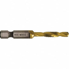 Greenlee - Combination Drill & Tap Sets Minimum Thread Size (mm): M5x0.80 Maximum Thread Size (mm): M5x0.80 - Makers Industrial Supply