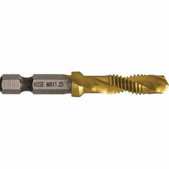 Greenlee - Combination Drill & Tap Sets Minimum Thread Size (mm): M8x1.25 Maximum Thread Size (mm): M8x1.25 - Makers Industrial Supply