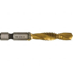 Greenlee - Combination Drill & Tap Sets Minimum Thread Size (Inch): 5/16-18 Maximum Thread Size (mm): M8x1.25 - Makers Industrial Supply