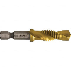 Greenlee - Combination Drill & Tap Sets Minimum Thread Size (mm): M10x1.50 Maximum Thread Size (mm): M10x1.50 - Makers Industrial Supply