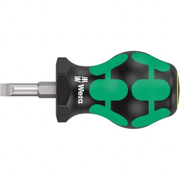 Wera - Slotted Screwdrivers Tool Type: Stubby Overall Length Range: 3" - 6.9" - Makers Industrial Supply