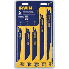 Irwin - Reciprocating Saw Blade Sets Blade Material: Bi-Metal Minimum Blade Length (Inch): 6 - Makers Industrial Supply