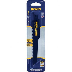 Irwin - Reciprocating Saw Blades Blade Material: Bi-Metal Blade Length (Inch): 6 - Makers Industrial Supply