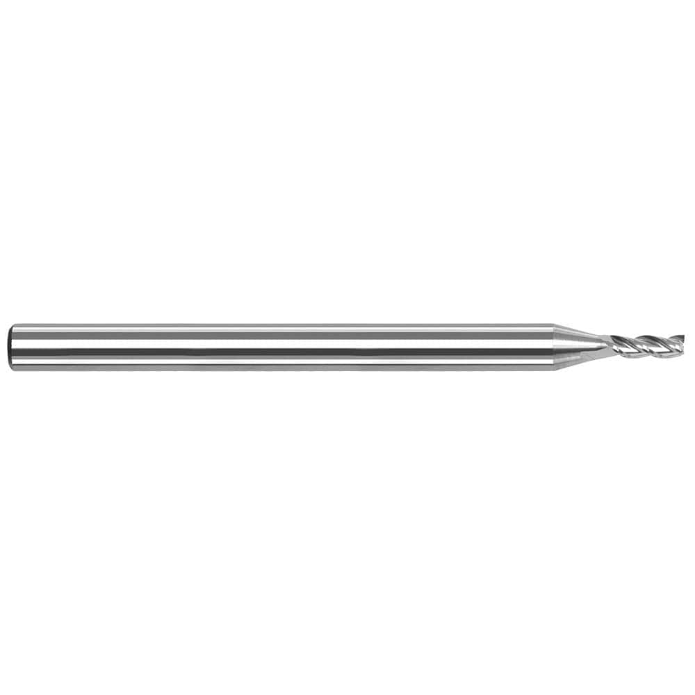 Harvey Tool - 3/16", 3/4" LOC, 3/16" Shank Diam, 3" OAL, 3 Flute, Solid Carbide Square End Mill - Exact Industrial Supply