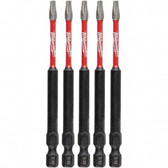 Milwaukee Tool - Power & Impact Screwdriver Bits & Holders Bit Type: Torx Torx Size: T15 - Makers Industrial Supply