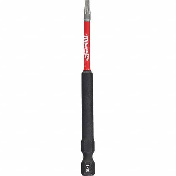 Milwaukee Tool - 1/4" Hex T10 Torx Impact Ready Bit - Makers Industrial Supply