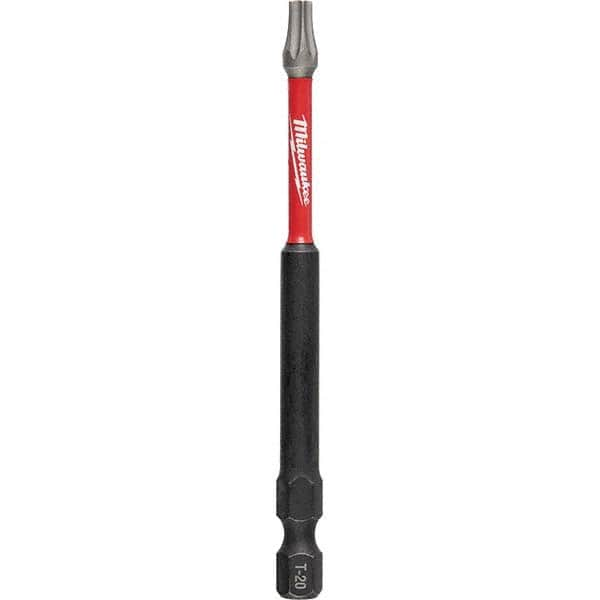 Milwaukee Tool - 1/4" Hex T20 Torx Impact Ready Bit - Makers Industrial Supply