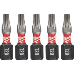 Milwaukee Tool - 1/4" Hex T20 Torx Impact Ready Bit - Makers Industrial Supply