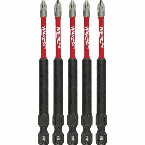 Milwaukee Tool - 1/4" Hex #1 Phillips Impact Ready Bit - Makers Industrial Supply