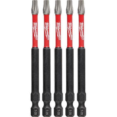 Milwaukee Tool - 1/4" Hex T25 Torx Impact Ready Bit - Makers Industrial Supply