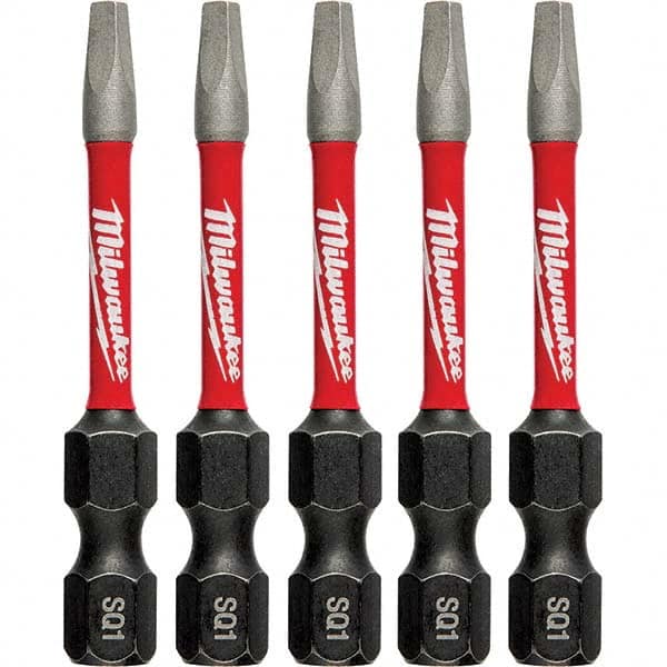 Milwaukee Tool - 1/4" Hex #1 Square Impact Ready Bit - Makers Industrial Supply