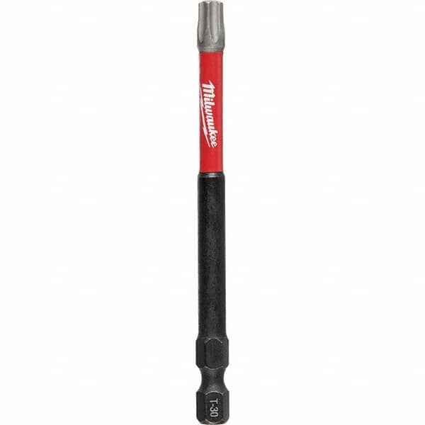 Milwaukee Tool - 1/4" Hex T30 Torx Impact Ready Bit - Makers Industrial Supply