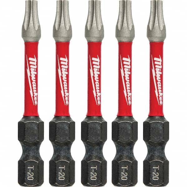 Milwaukee Tool - 1/4" Hex T20 Torx Impact Ready Bit - Makers Industrial Supply