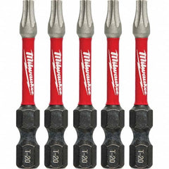 Milwaukee Tool - 1/4" Hex T20 Torx Impact Ready Bit - Makers Industrial Supply