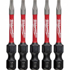 Milwaukee Tool - 1/4" Hex T10 Torx Impact Ready Bit - Makers Industrial Supply