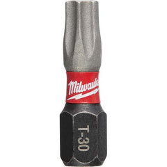 Milwaukee Tool - 1/4" Hex T30 Torx Impact Ready Bit - Makers Industrial Supply