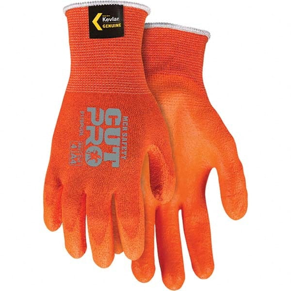 MCR Safety - Size 2XL, ANSI Cut Lvl A4, Polyurethane Coated Cut Resistant Gloves - Makers Industrial Supply