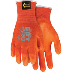 MCR Safety - Size XL, ANSI Cut Lvl A4, Polyurethane Coated Cut Resistant Gloves - Makers Industrial Supply