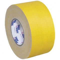 Gaffers Tape: 60 yd Long, Yellow Rubber Adhesive