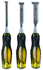 STANLEY® FATMAX® 3 Piece Short Blade Wood Chisel Set - Makers Industrial Supply