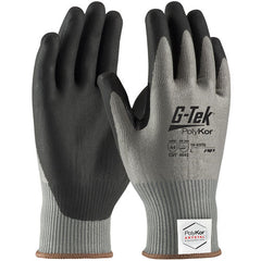 16-X575/XXL Coated Gloves w/Polykor - G-Tek PolyKor Xrystal - S&P Blended 13G - Blk NeoFoam - Thumb Crotch - A4 - Exact Industrial Supply