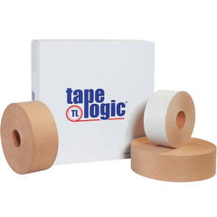 Tape Logic - Pack of (10) 450' Rolls 3" White Water Activated Adhesive Packaging Tape - Makers Industrial Supply