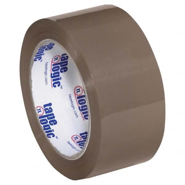 Tape Logic - Pack of (6) 110 Yd Rolls 2" Tan Hot Melt Adhesive Packaging Tape - Makers Industrial Supply