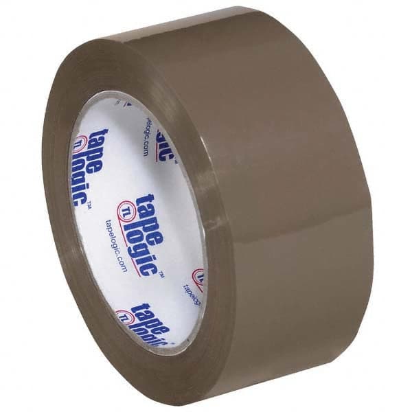 Tape Logic - Pack of (6) 110 Yd Rolls 2" Tan Hot Melt Adhesive Packaging Tape - Makers Industrial Supply