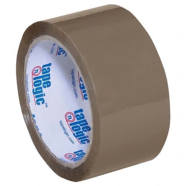 Tape Logic - Pack of (6) 55 Yd Rolls 2" Tan Acrylic Adhesive Packaging Tape - Makers Industrial Supply