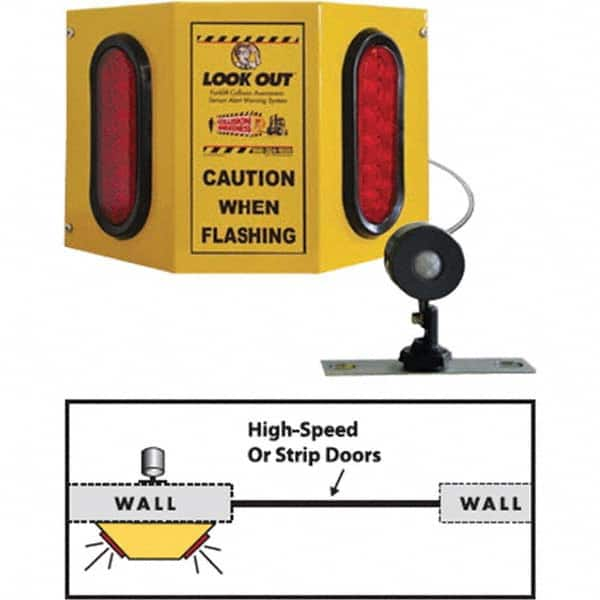 TAPCO - Auxiliary Lights Type: Forklift Warning Light Voltage: 110 VAC to 24VDC - Makers Industrial Supply