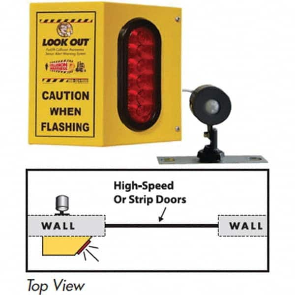 TAPCO - Auxiliary Lights Type: Forklift Warning Light Voltage: 110 VAC to 24VDC - Makers Industrial Supply