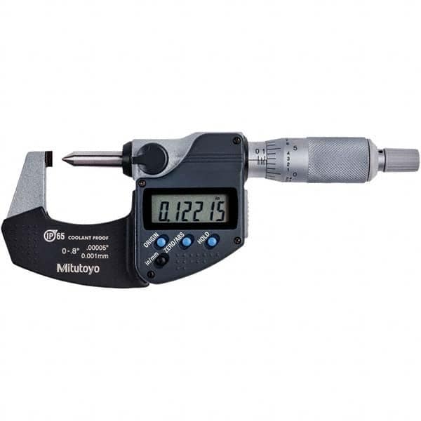 Mitutoyo - Crimp Height Micrometers Operation Type: Electronic Minimum Measurement (Decimal Inch): 0 - Makers Industrial Supply