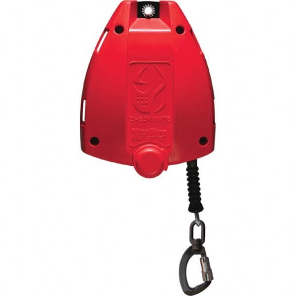 Checkmate - Self-Retracting Lanyards, Lifelines & Fall Limiters Type: Self-Retracting Lifeline Length (Feet): 100.00 - Makers Industrial Supply