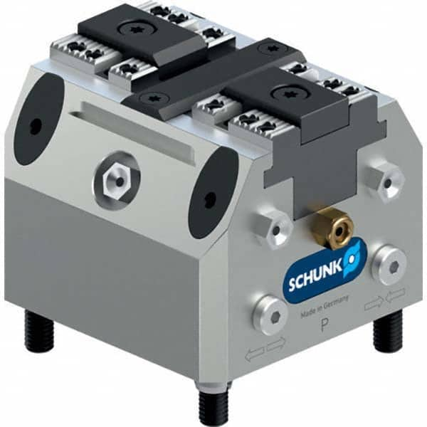 Schunk - Machine Vises Jaw Width (mm): 160.0 Throat Depth (mm): 200.0 - Makers Industrial Supply