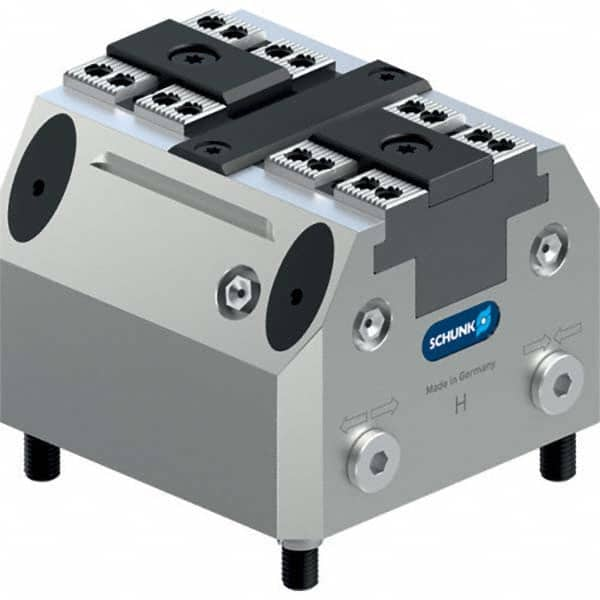 Schunk - Machine Vises Jaw Width (mm): 64.0 Throat Depth (mm): 60.0 - Makers Industrial Supply