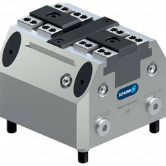 Schunk - Machine Vises Jaw Width (mm): 160.0 Throat Depth (mm): 200.0 - Makers Industrial Supply