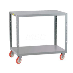 Mobile Work Benches; Bench Type: Mobile Table; Edge Type: Straight; Depth (Inch): 30; Leg Style: Adjustable; Load Capacity (Lb. - 3 Decimals): 1200; Color: Gray; Maximum Height (Inch): 46; Minimum Height (Inch): 34; Gauge: 12; Work Bench Material: Steel;