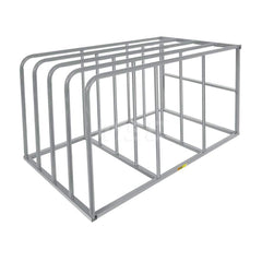 Bulk Storage Rack: 44″ High, Gray