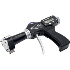 Electronic Bore Gages; Maximum Measurement: 4.00; Minimum Measurement (Decimal Inch): 3; Accuracy: 0.0002″; Pistol Grip: Yes; Gage Depth (Inch): 3.350″; Material: Tungsten Carbide; Batteries Included: Yes; Number Of Batteries: 1; Battery Size: 3V; Battery