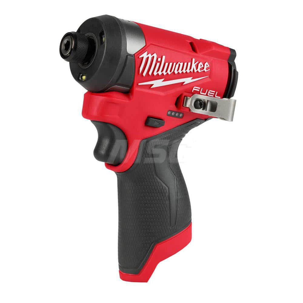 Cordless Impact Driver: 12V, 1/4″ Drive, 3,300 RPM 4 Speed, Lithium-ion Battery Not Included