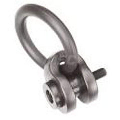 Side Pull Hoist Ring: 29,000 lb Working Load Limit 2-4-1/2 Thread Size, Alloy Steel